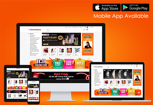 Ezycommerce: Multi Vendor Ecommerce Website & Mobile App Dot Net Core - 2