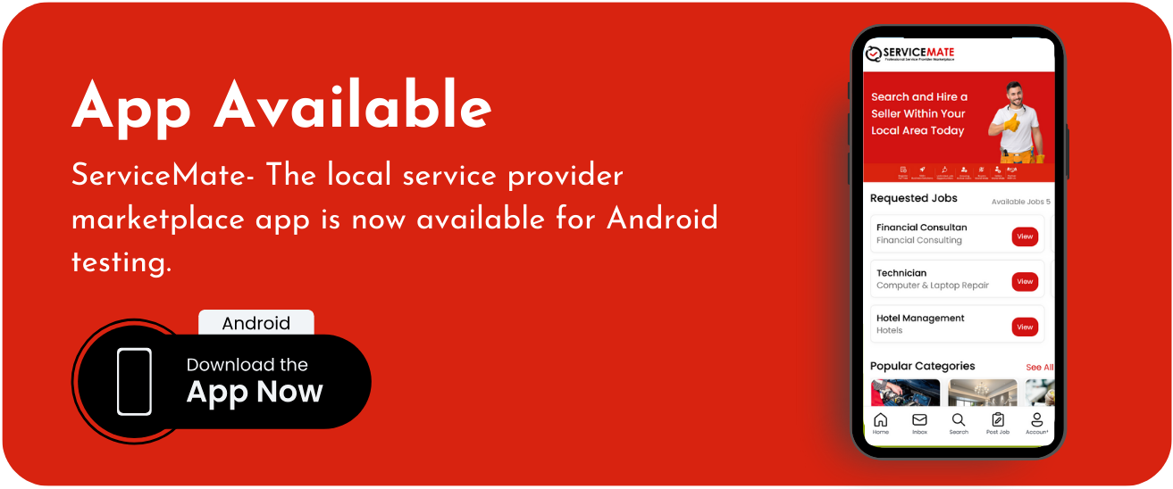 ServiceMate- Local Service Provider Marketplace Asp Dot Net